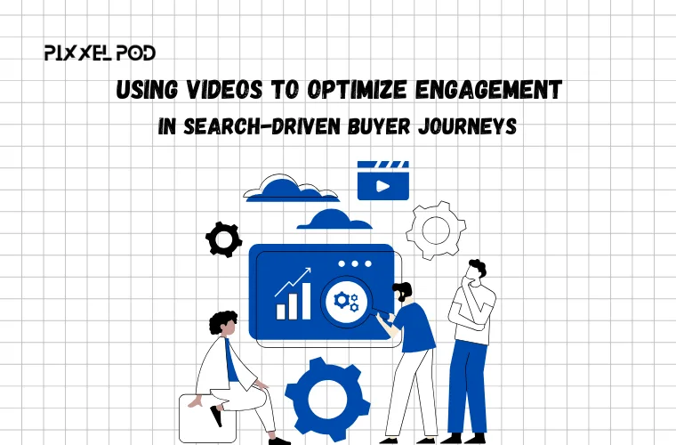 Using videos to optimize engagement in search-driven buyer journeys